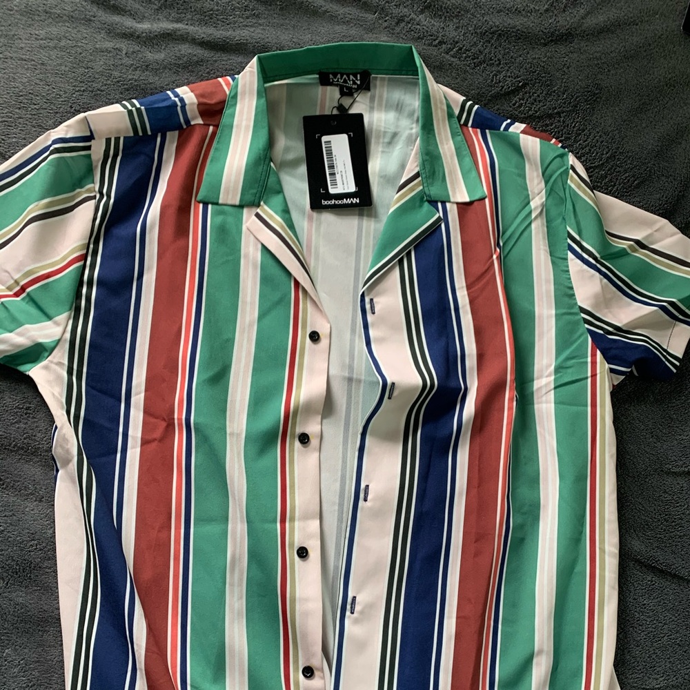Short sleeve Boohooman collared shirt